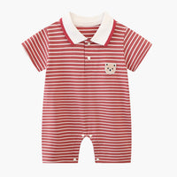 Load image into Gallery viewer, Baby Unisex Striped Cartoon Rompers Wholesale 230326411
