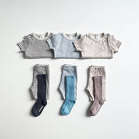 Load image into Gallery viewer, 2 Pieces Set Baby Unisex Striped T-Shirts And Shorts Wholesale 230326413
