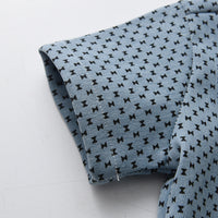 Load image into Gallery viewer, 2 Pieces Set Baby Kid Boys Dressy Bow Print Shirts And Solid Color Rompers Wholesale 230326417
