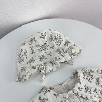 Load image into Gallery viewer, Baby Girls Flower Lace Print Rompers Wholesale 230326429
