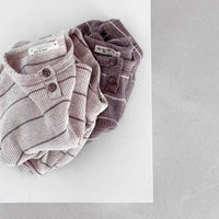 Load image into Gallery viewer, 2 Pieces Set Baby Unisex Striped Tops And Shorts Wholesale 230326431
