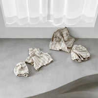 Load image into Gallery viewer, 2 Pieces Set Baby Unisex Striped Tops And Shorts Wholesale 230326431
