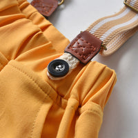 Load image into Gallery viewer, 2 Pieces Set Baby Kid Boys Birthday Party Bow Shirts And Solid Color Rompers Wholesale 230326451
