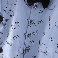 Load image into Gallery viewer, 2 Pieces Set Baby Kid Boys Cartoon Print Shirts And Rompers Wholesale 23032804
