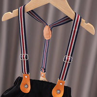 Load image into Gallery viewer, 2 Pieces Set Baby Kid Boys Cartoon Print Shirts And Rompers Wholesale 23032804
