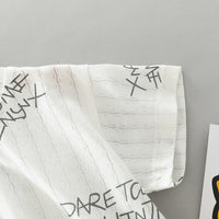 Load image into Gallery viewer, 2 Pieces Set Baby Kid Boys Letters T-Shirts And Print Bow Shorts Wholesale 23032806
