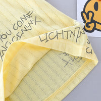 Load image into Gallery viewer, 2 Pieces Set Baby Kid Boys Letters T-Shirts And Print Bow Shorts Wholesale 23032806
