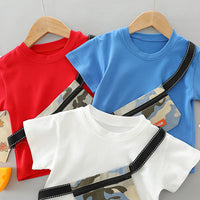 Load image into Gallery viewer, 2 Pieces Set Baby Kid Boys Camo T-Shirts And Shorts Wholesale 23032807
