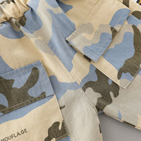 Load image into Gallery viewer, 2 Pieces Set Baby Kid Boys Camo T-Shirts And Shorts Wholesale 23032807

