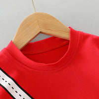 Load image into Gallery viewer, 2 Pieces Set Baby Kid Unisex Cartoon Tops And Solid Color Shorts Wholesale 23032812
