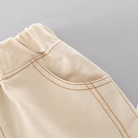 Load image into Gallery viewer, 2 Pieces Set Baby Kid Unisex Cartoon Tops And Solid Color Shorts Wholesale 23032812
