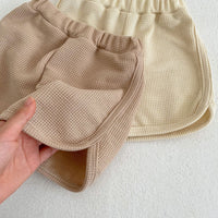 Load image into Gallery viewer, 2 Pieces Set Baby Unisex Letters Cartoon T-Shirts And Solid Color Shorts Wholesale 230328125
