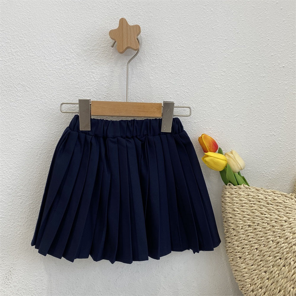 Baby Kid Girls Solid Color Skirts Wholesale 230328129