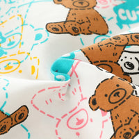 Load image into Gallery viewer, 2 Pieces Set Baby Kid Unisex Cartoon Print T-Shirts And Solid Color Shorts Wholesale 23032814
