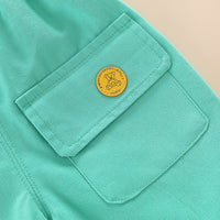 Load image into Gallery viewer, 2 Pieces Set Baby Kid Unisex Cartoon Print T-Shirts And Solid Color Shorts Wholesale 23032814
