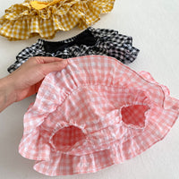 Load image into Gallery viewer, Baby Girls Checked Bow Shorts Wholesale 230328149
