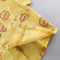 Load image into Gallery viewer, 2 Pieces Set Baby Kid Boys Cartoon Print Shirts And Solid Color Shorts Wholesale 23032815
