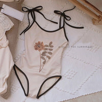 Load image into Gallery viewer, Baby Kid Girls Flower Print Rompers Swimwears Wholesale 230328156
