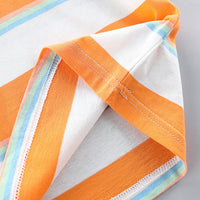 Load image into Gallery viewer, 2 Pieces Set Baby Kid Unisex Striped T-Shirts And Cartoon Jumpsuits Wholesale 23032816
