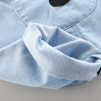 Load image into Gallery viewer, 2 Pieces Set Baby Kid Unisex Striped T-Shirts And Cartoon Jumpsuits Wholesale 23032816
