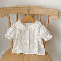 Load image into Gallery viewer, Baby Girls Solid Color Tops And Checked Bow Skirts Wholesale 230328170
