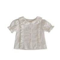 Load image into Gallery viewer, Baby Girls Solid Color Tops And Checked Bow Skirts Wholesale 230328170
