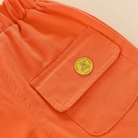 Load image into Gallery viewer, 2 Pieces Set Baby Kid Boys Cartoon Print Polo Shirts And Solid Color Shorts Wholesale 23032819
