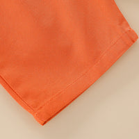 Load image into Gallery viewer, 2 Pieces Set Baby Kid Boys Cartoon Print Polo Shirts And Solid Color Shorts Wholesale 23032819
