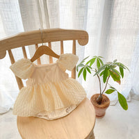 Load image into Gallery viewer, Baby Girls Solid Color Rompers Wholesale 230328194
