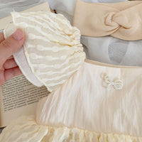 Load image into Gallery viewer, Baby Girls Solid Color Rompers Wholesale 230328194
