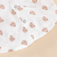 Load image into Gallery viewer, 2 Pieces Set Baby Kid Boys Cartoon Print Tops And Solid Color Shorts Wholesale 23032821
