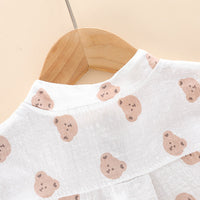 Load image into Gallery viewer, 2 Pieces Set Baby Kid Boys Cartoon Print Tops And Solid Color Shorts Wholesale 23032821
