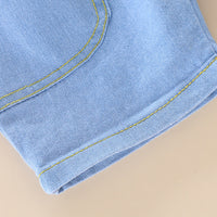 Load image into Gallery viewer, 2 Pieces Set Baby Kid Boys Cartoon Print Tops And Solid Color Shorts Wholesale 23032821
