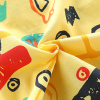 Load image into Gallery viewer, 2 Pieces Set Baby Kid Boys Car Print Polo Shirts And Embroidered Shorts Wholesale 23032823
