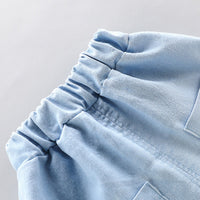 Load image into Gallery viewer, 2 Pieces Set Baby Kid Boys Car Print Polo Shirts And Embroidered Shorts Wholesale 23032823
