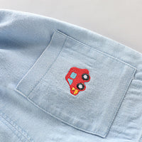 Load image into Gallery viewer, 2 Pieces Set Baby Kid Boys Car Print Polo Shirts And Embroidered Shorts Wholesale 23032823
