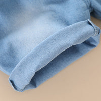 Load image into Gallery viewer, 2 Pieces Set Baby Kid Boys Letters Cartoon Print T-Shirts And Solid Color Shorts Wholesale 23032827
