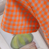 Load image into Gallery viewer, 2 Pieces Set Baby Kid Boys Checked Shirts And Solid Color Rompers Wholesale 230328309

