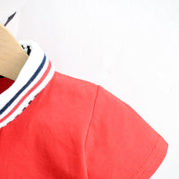 Load image into Gallery viewer, 2 Pieces Set Baby Kid Girls Letters Cartoon Print Polo Shirts And Solid Color Shorts Wholesale 230328317
