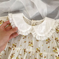 Load image into Gallery viewer, Baby Girls Flower Print Rompers Wholesale 230328321
