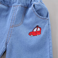 Load image into Gallery viewer, 2 Pieces Set Baby Kid Boys Dinosaur Print Polo Shirts And Car Shorts Wholesale 230328322
