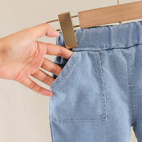 Load image into Gallery viewer, 2 Pieces Set Baby Kid Boys Rainbow Cartoon Print T-Shirts And Shorts Wholesale 230328351
