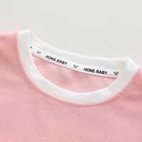 Load image into Gallery viewer, 2 Pieces Set Baby Kid Girls Color-blocking Flower Print T-Shirts And Shorts Wholesale 230328390
