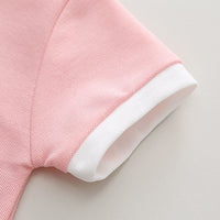 Load image into Gallery viewer, 2 Pieces Set Baby Kid Girls Color-blocking Flower Print T-Shirts And Shorts Wholesale 230328390
