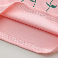 Load image into Gallery viewer, 2 Pieces Set Baby Kid Girls Color-blocking Flower Print T-Shirts And Shorts Wholesale 230328390
