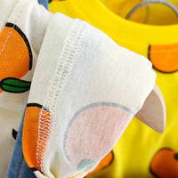 Load image into Gallery viewer, 2 Pieces Set Baby Kid Boys Cartoon Print T-Shirts And Jumpsuits Wholesale 230328394
