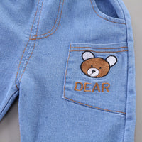 Load image into Gallery viewer, 2 Pieces Set Baby Kid Boys Letters Cartoon Print Polo Shirts And Embroidered Shorts Wholesale 230328404
