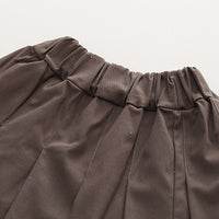 Load image into Gallery viewer, 2 Pieces Set Baby Kid Girls Boys Checked Tops And Solid Color Skirts Shorts Wholesale 230328427
