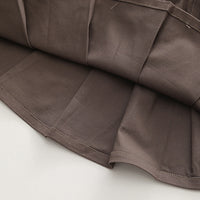 Load image into Gallery viewer, 2 Pieces Set Baby Kid Girls Boys Checked Tops And Solid Color Skirts Shorts Wholesale 230328427
