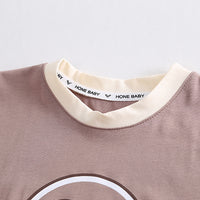 Load image into Gallery viewer, 2 Pieces Set Baby Kid Boys Letters Print T-Shirts And Striped Shorts Wholesale 230328438
